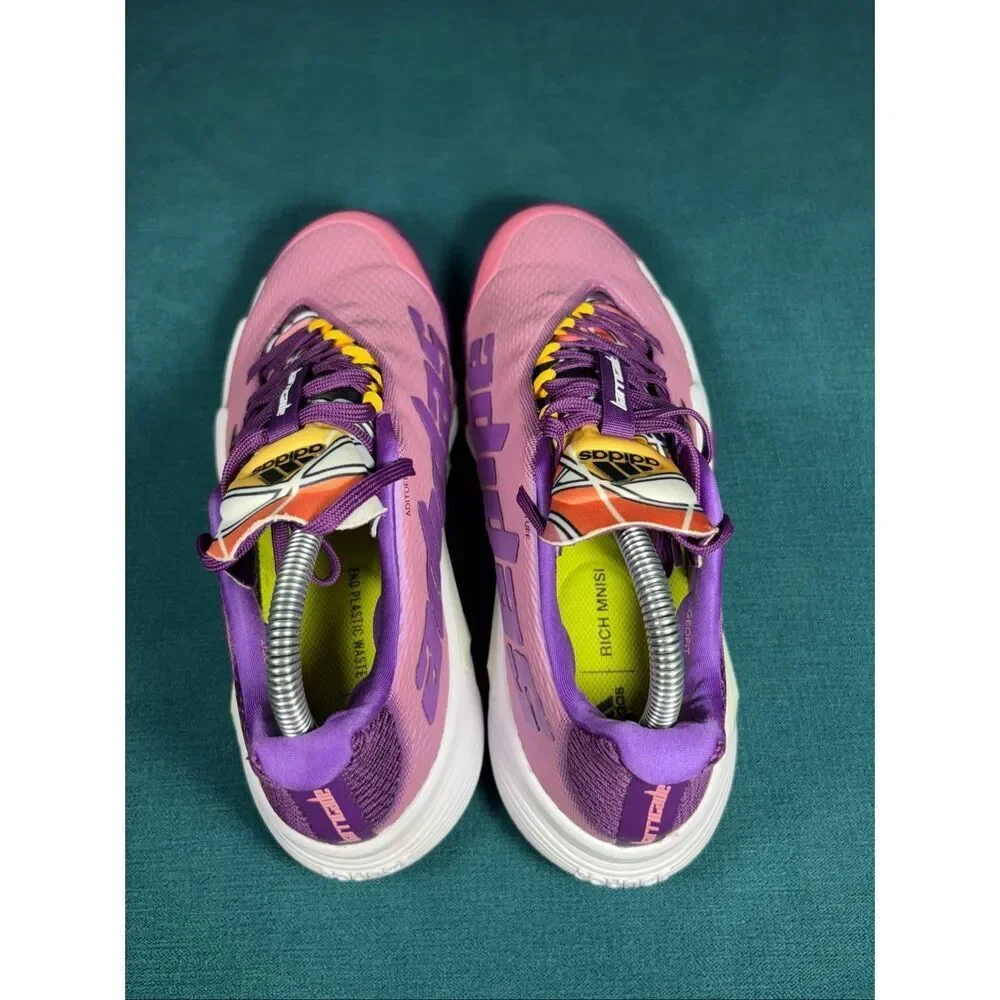 Adidas Barricade Tennis Shoes Purple Pink GZ0692 Women’s Size 8 EU 40